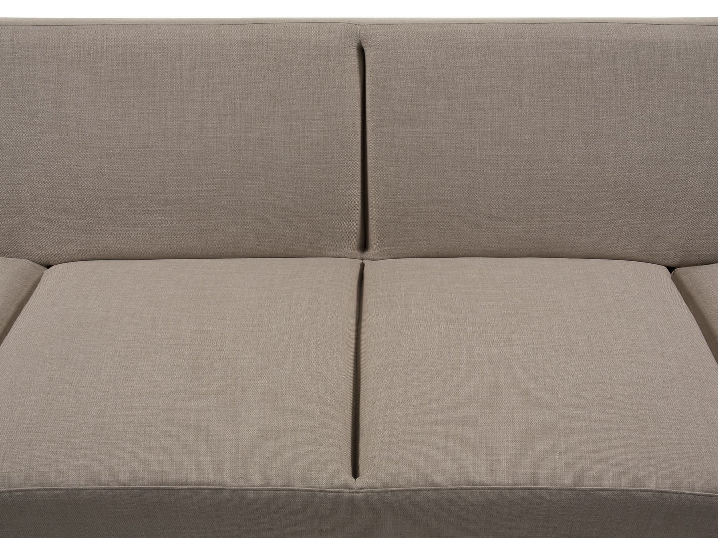 Fabric Sofa Bed Beige YORK