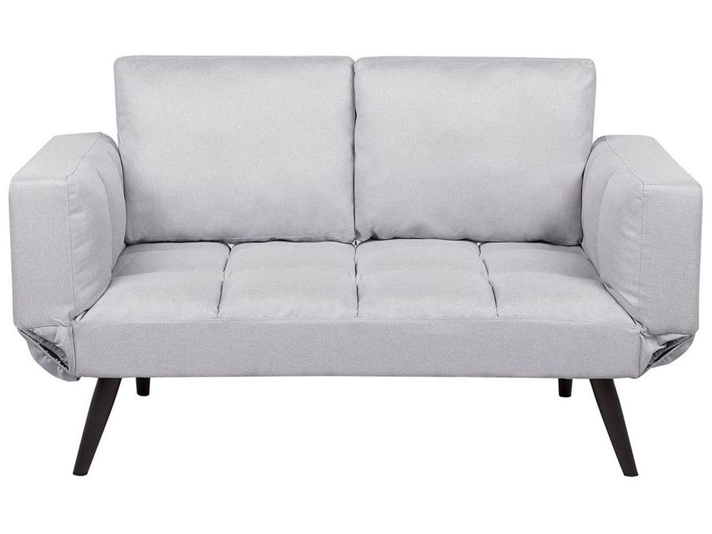 Fabric Sofa Bed Light Grey BREKKE