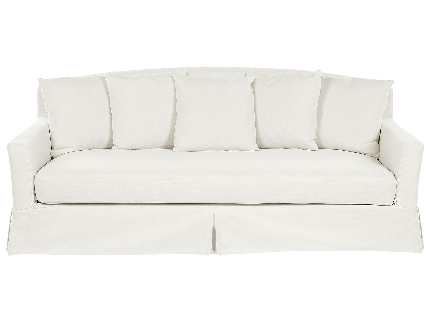 3 Seater Fabric Sofa Light Grey GILJA