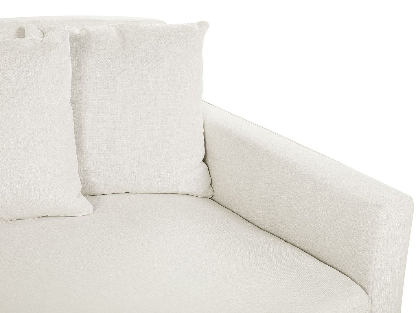 3 Seater Fabric Sofa Light Grey GILJA