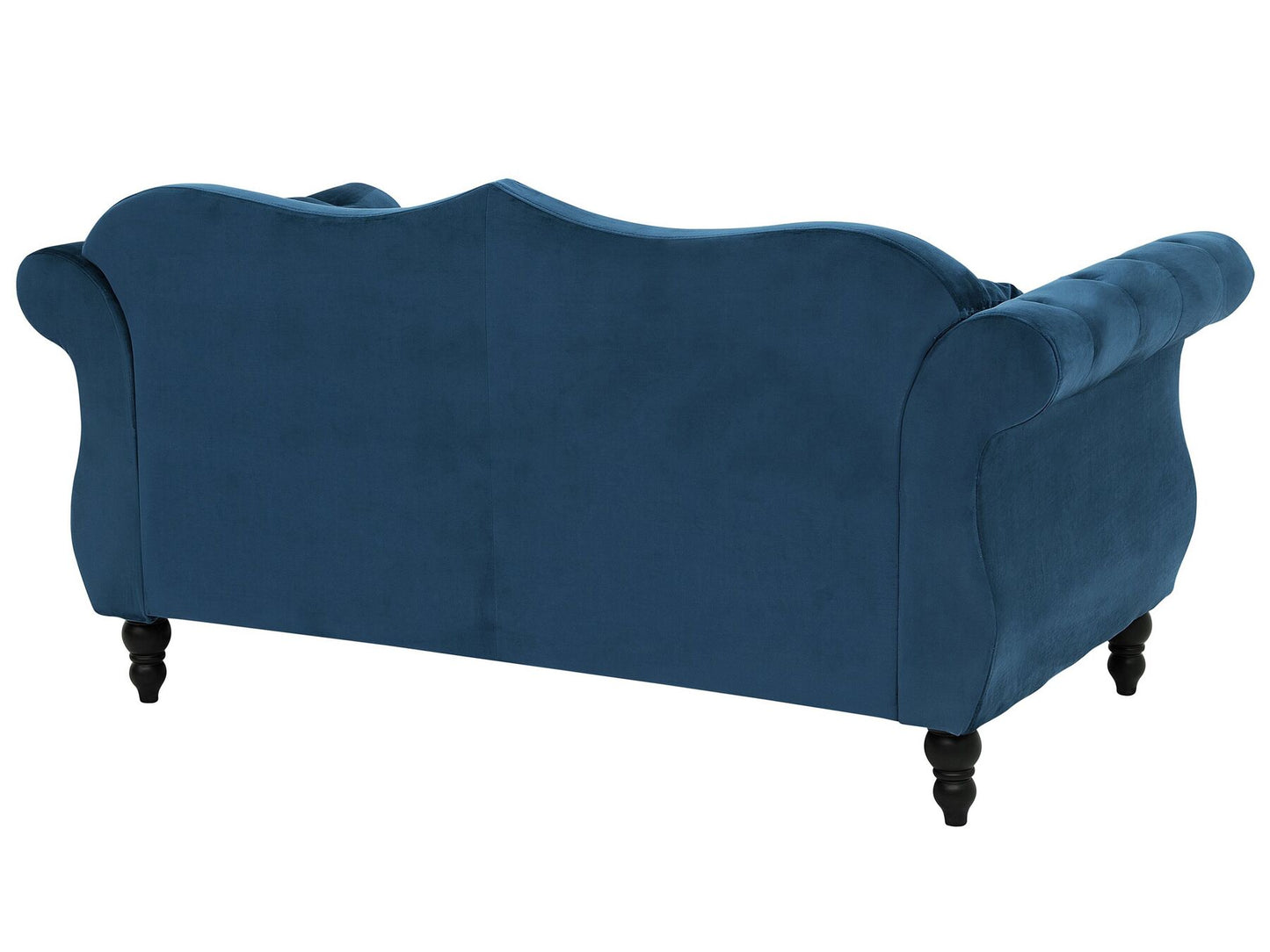 2 Seater Velvet Sofa Navy Blue SKIEN