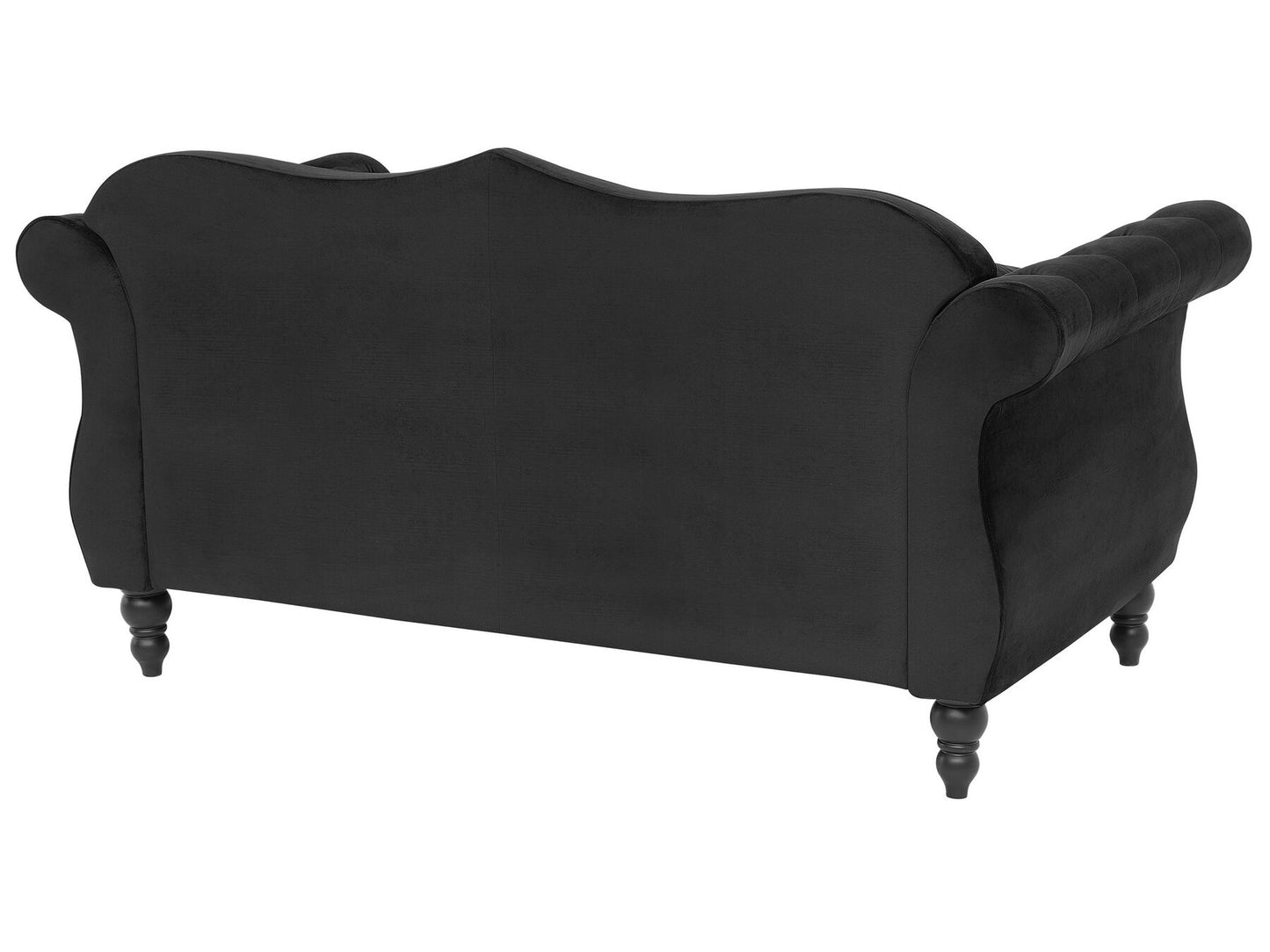 2 Seater Velvet Sofa Black SKIEN