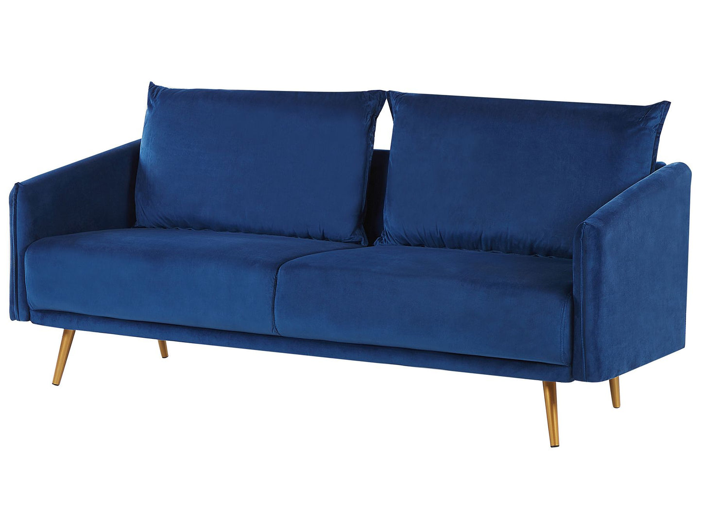 Sofa MAURA Velvet Navy Blue 3 Seater