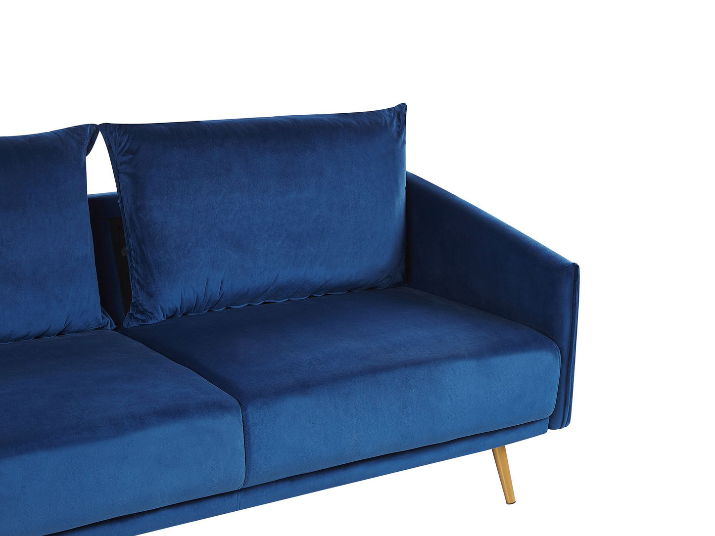 Sofa MAURA Velvet Navy Blue 3 Seater