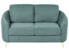2 Seater Fabric Sofa Green