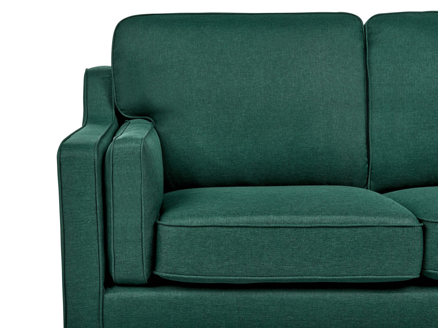 2 Seater Fabric Sofa Dark Green LOKKA