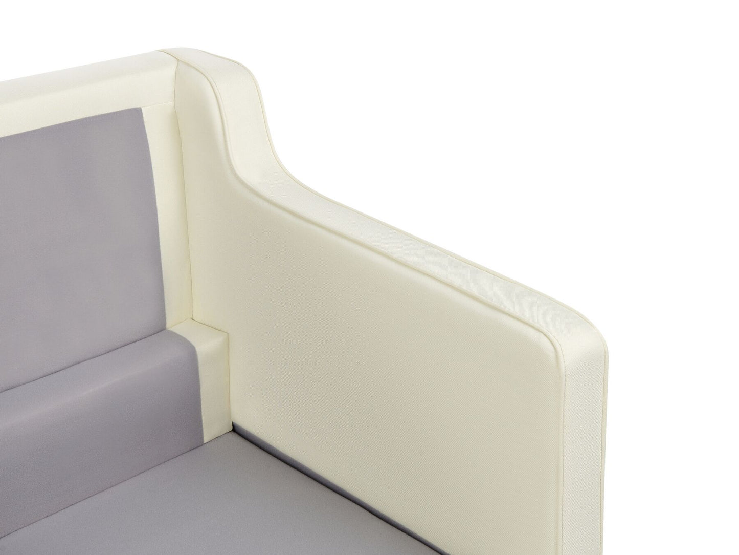 2 Seater Fabric Sofa Off-White LOKKA