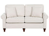 2 Seater Fabric Sofa Beige