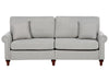3 Seater Fabric Sofa Light Grey