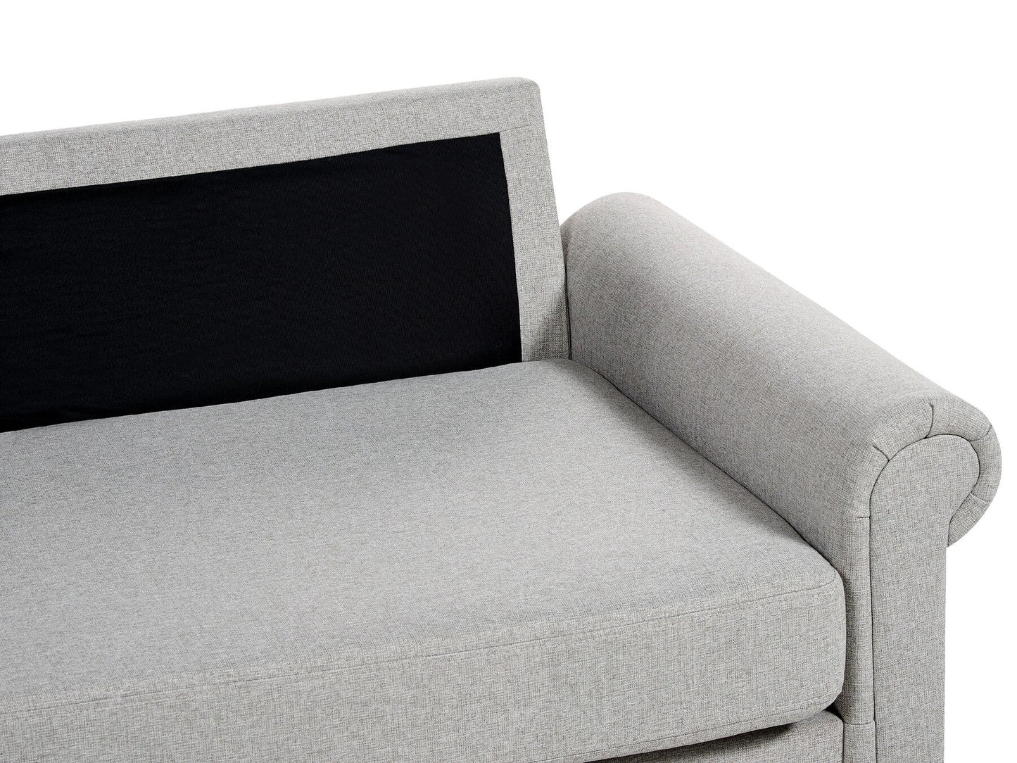 3 Seater Fabric Sofa Light Grey GINNERUP