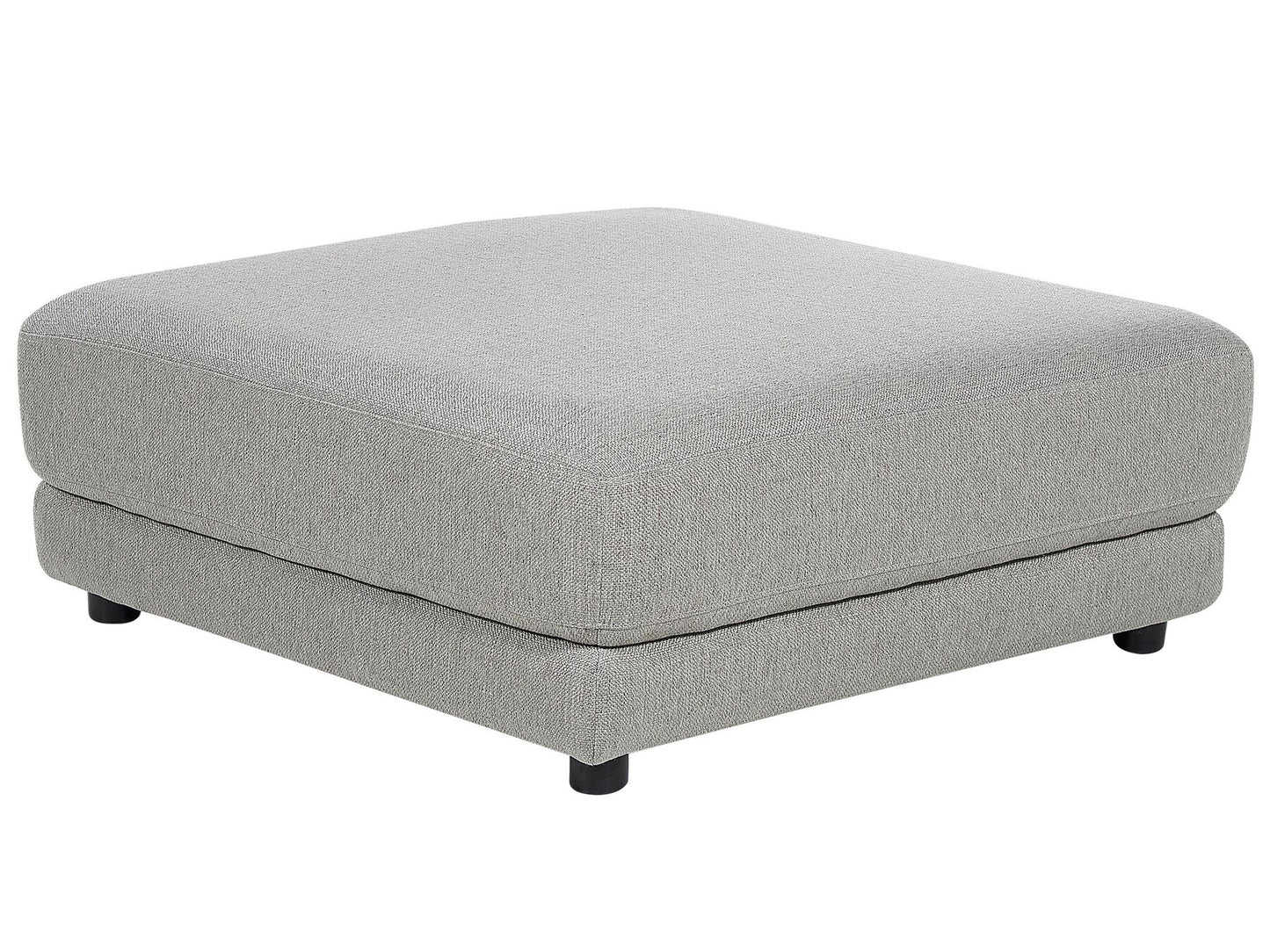 3 Seater Fabric Sofa with Ottoman Light Grey SIGTUNA