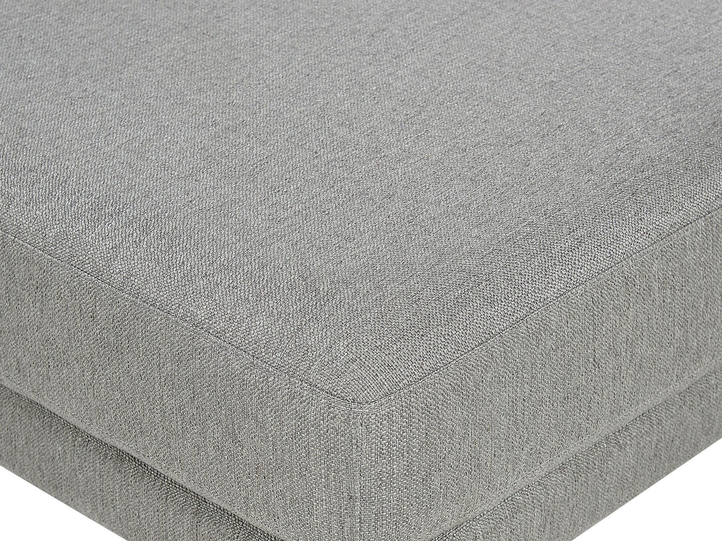 3 Seater Fabric Sofa with Ottoman Light Grey SIGTUNA