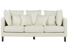 3 Seater Fabric Sofa Off-White