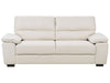 3 Seater Fabric Sofa Light Beige