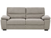 3 Seater Fabric Sofa Light Brown