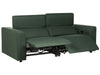 Fabric Electric Recliner Sofa with Port Green