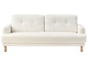 3 Seater Fabric Sofa Off-White
