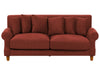 2 Seater Fabric Sofa Red
