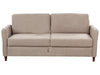 3 Seater Fabric Sofa with Storage Taupe