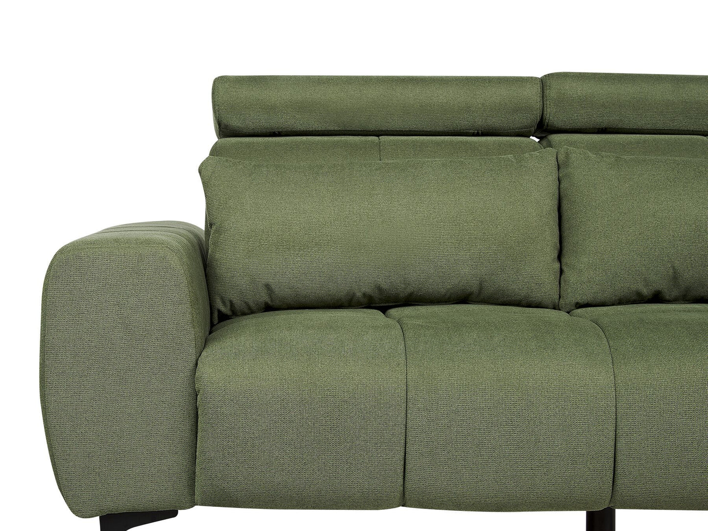 2 Seater Fabric Sofa Green VEGAMO