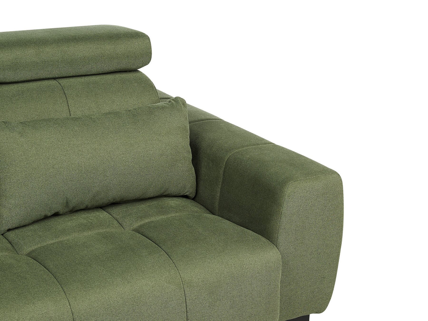 2 Seater Fabric Sofa Green VEGAMO