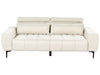 3 Seater Fabric Sofa Cream