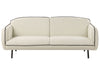 3 Seater Fabric Sofa Light Beige