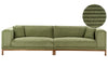 4 Seater Cord Sofa Green