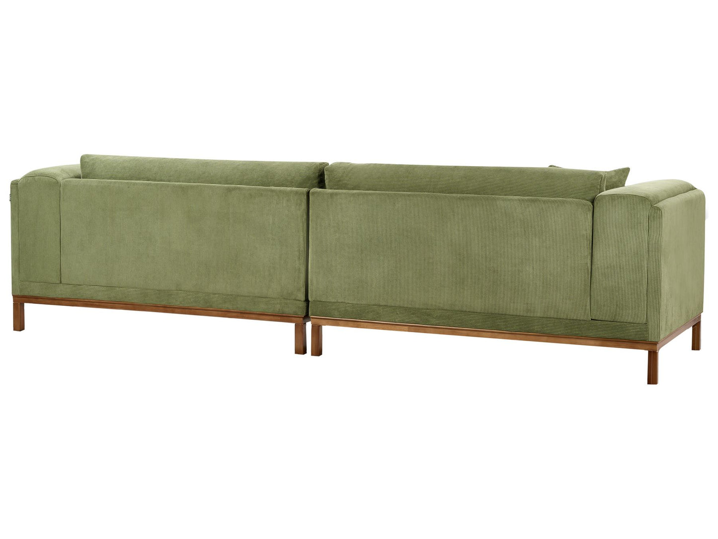 4 Seater Cord Sofa Green VENG