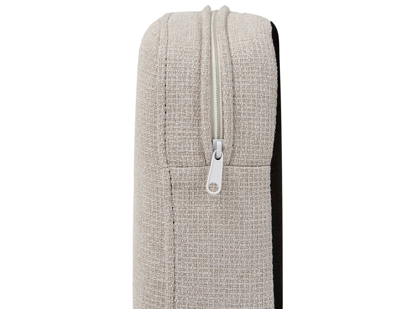 2 Seater Fabric Sofa Light Beige SKIBBY