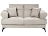 2 Seater Fabric Sofa Taupe