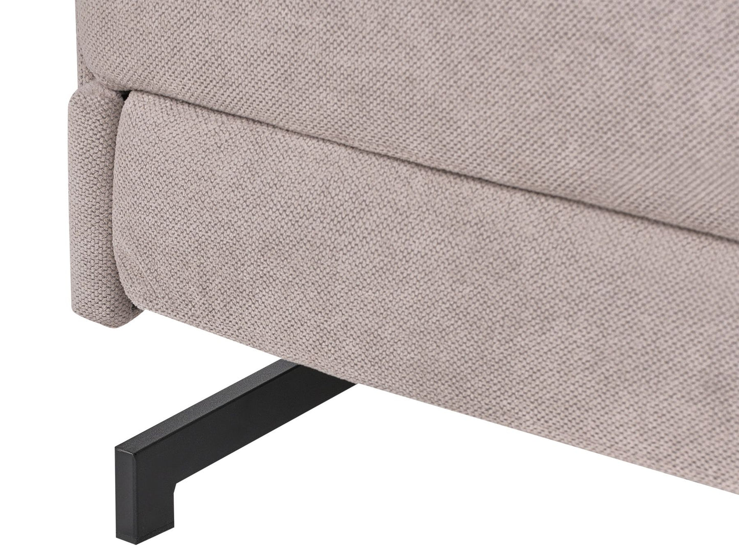 Fabric Sofa Bed Taupe BELFAST