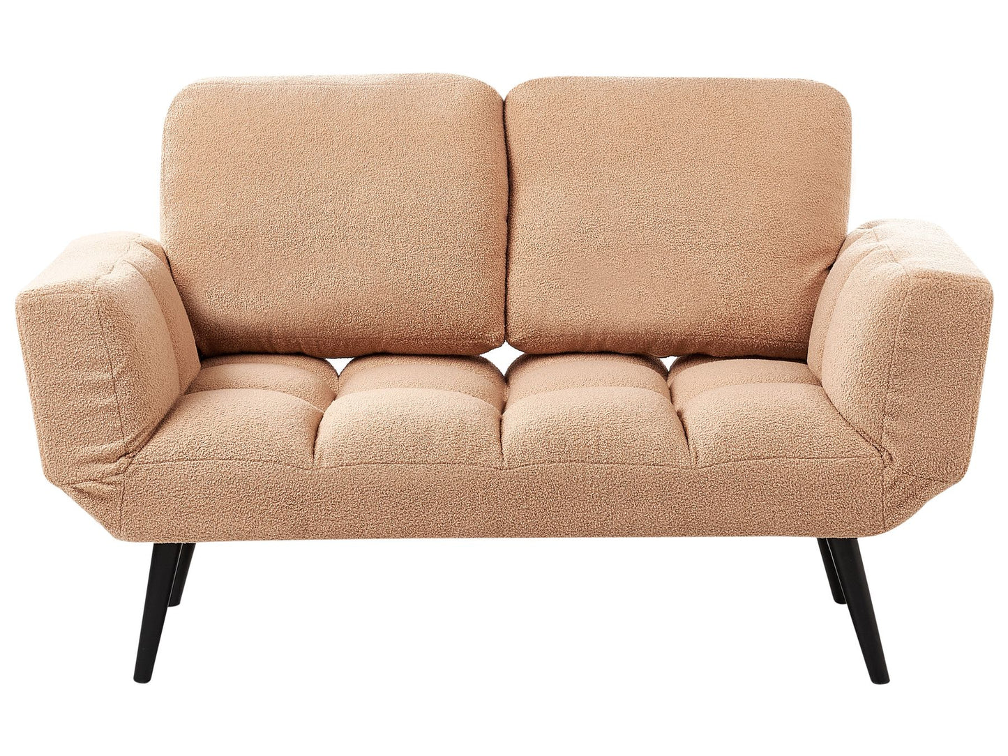 Boucle Sofa Bed Sand Beige BREKKE