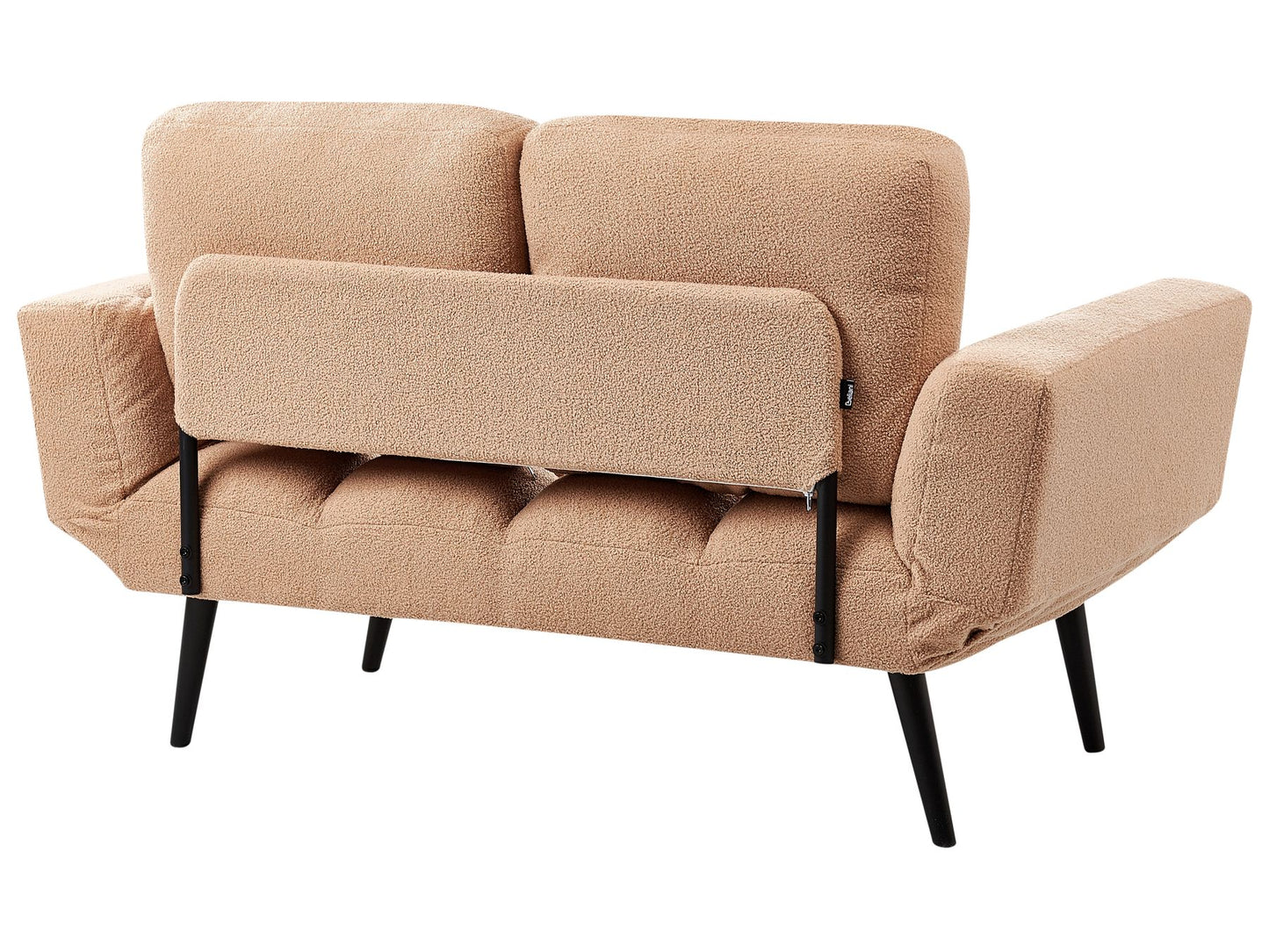 Boucle Sofa Bed Sand Beige BREKKE