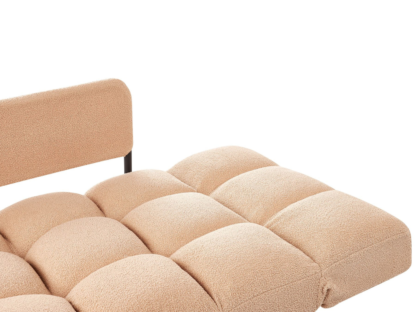 Boucle Sofa Bed Sand Beige BREKKE