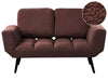 Boucle Sofa Bed Brown