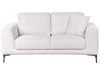 2 Seater Fabric Sofa White