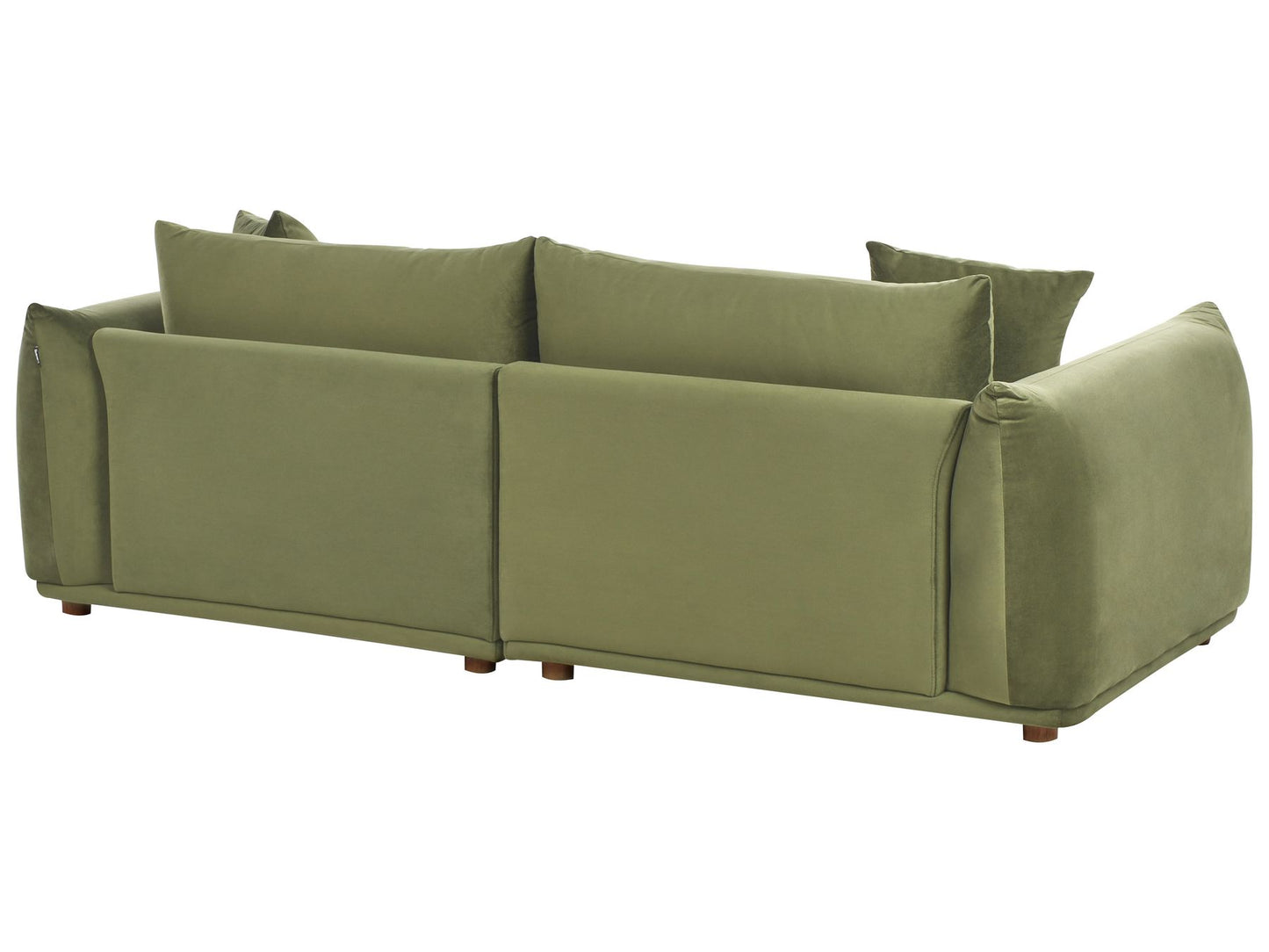 Sofa LUVOS Velvet Green 3 Seater