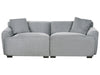 3 Seater Fabric Sofa Grey
