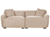 3 Seater Fabric Sofa Beige