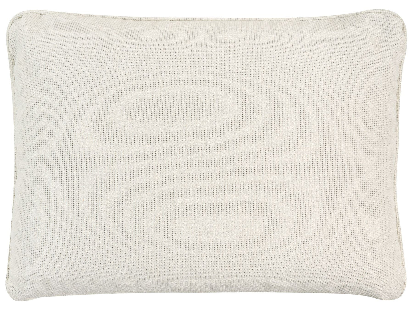 3 Seater Fabric Sofa with Ottoman White DALVIK