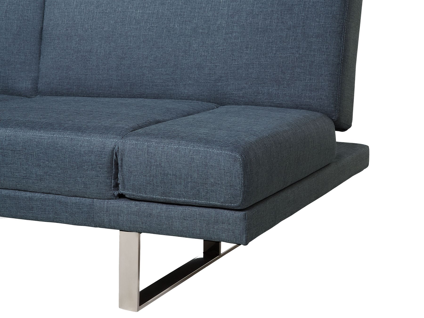 Fabric Sofa Bed Dark Blue YORK