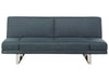Fabric Sofa Bed Dark Blue