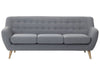 3 Seater Fabric Sofa Grey