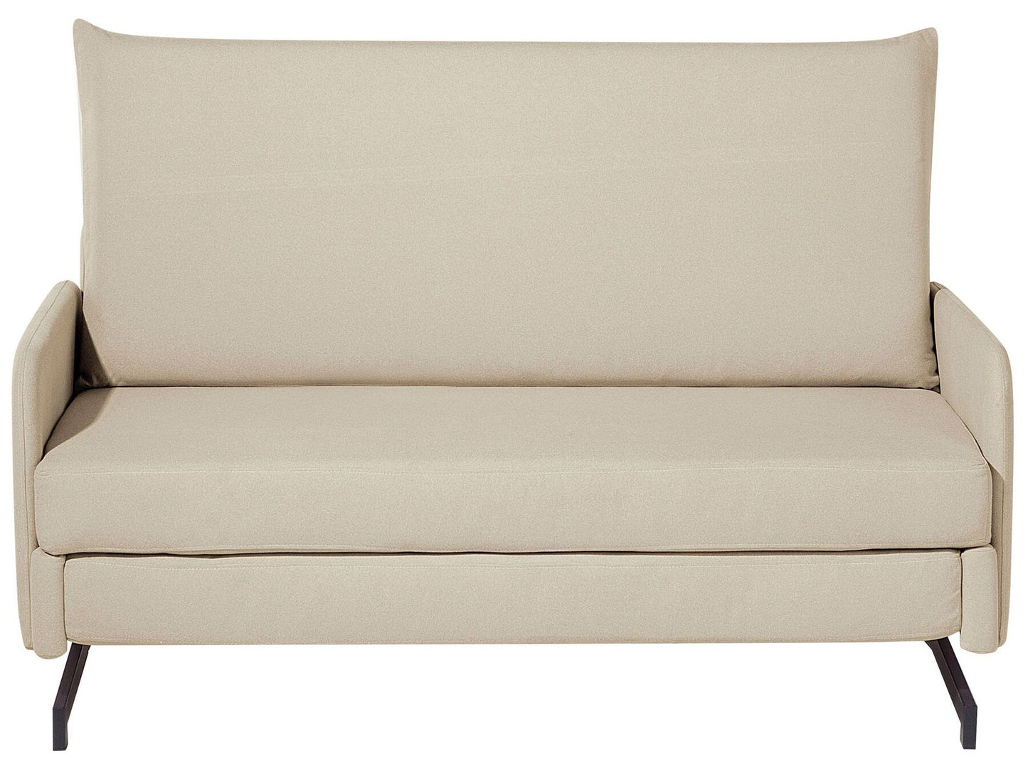 Fabric Sofa Bed Beige BELFAST