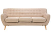3 Seater Fabric Sofa Beige
