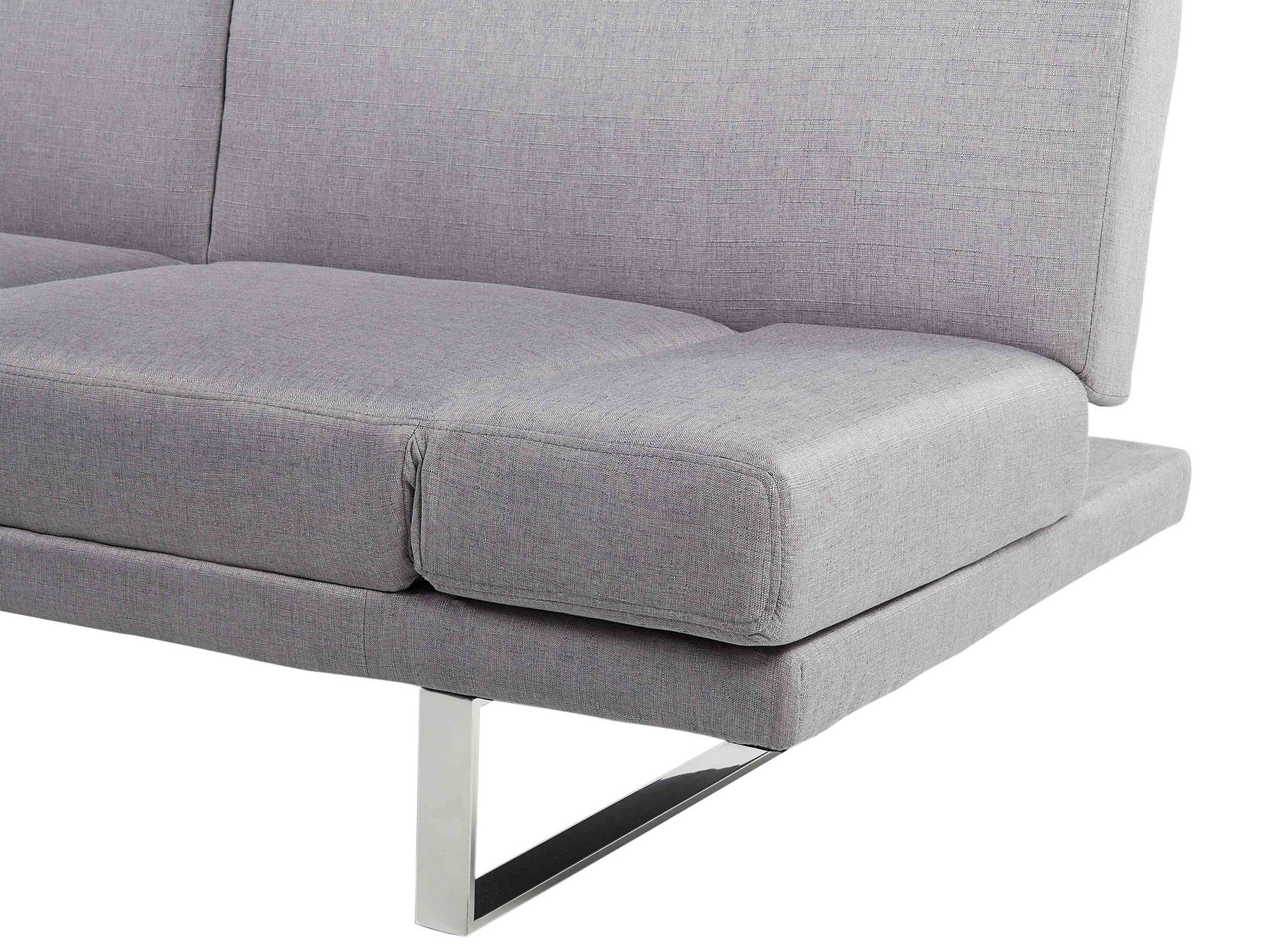 Fabric Sofa Bed Light Grey YORK