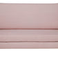 Fabric Sofa Bed Pink BELFAST