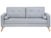 2 Seater Fabric Sofa Grey