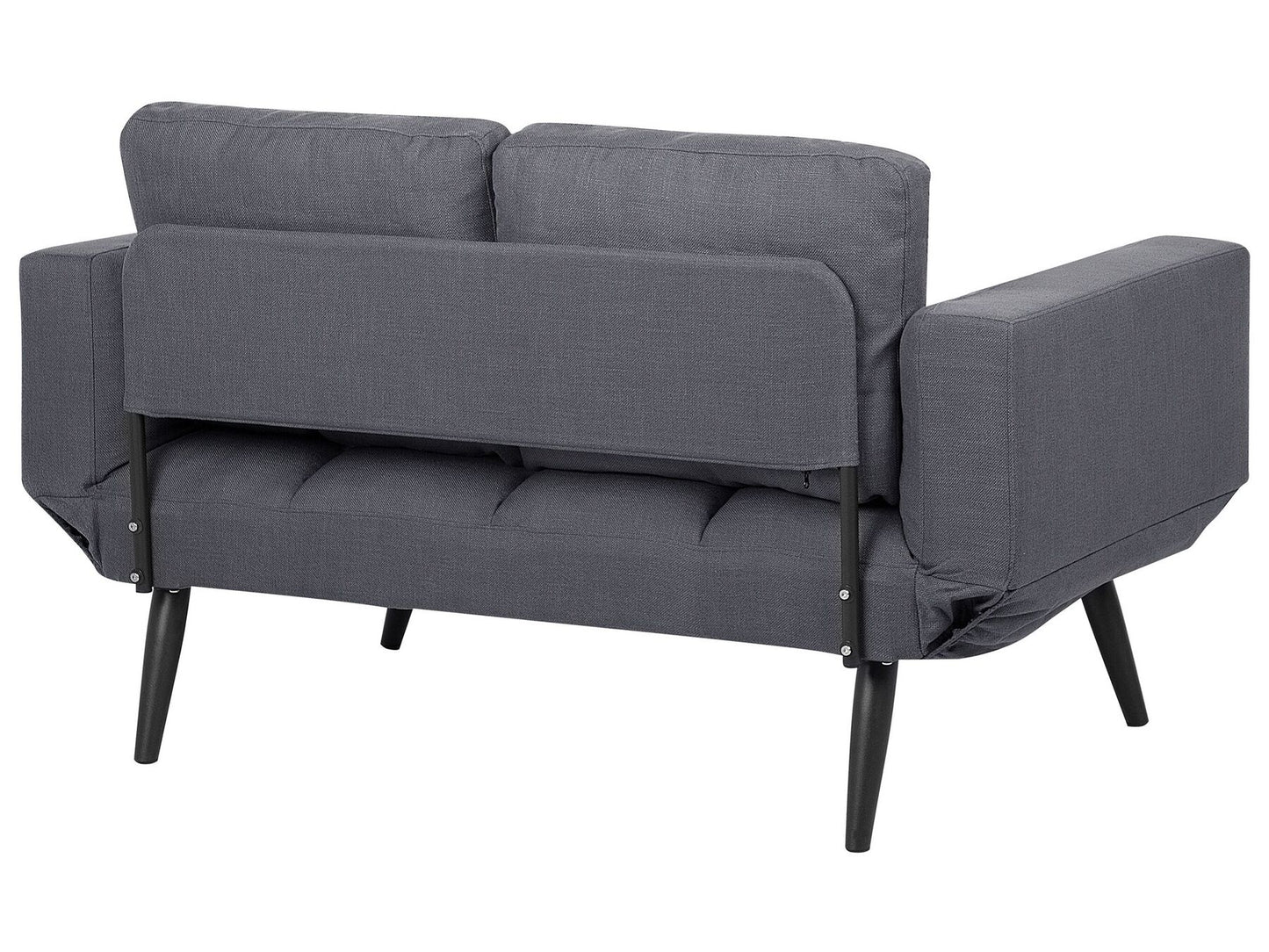 Fabric Sofa Bed Dark Grey BREKKE